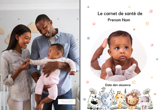 Protège carnet de santé personnalisable photo - animaux